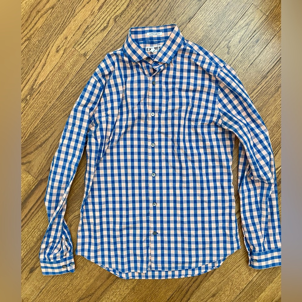 Express Extra Slim Fit Dress Shirt - Picture 2 of 8